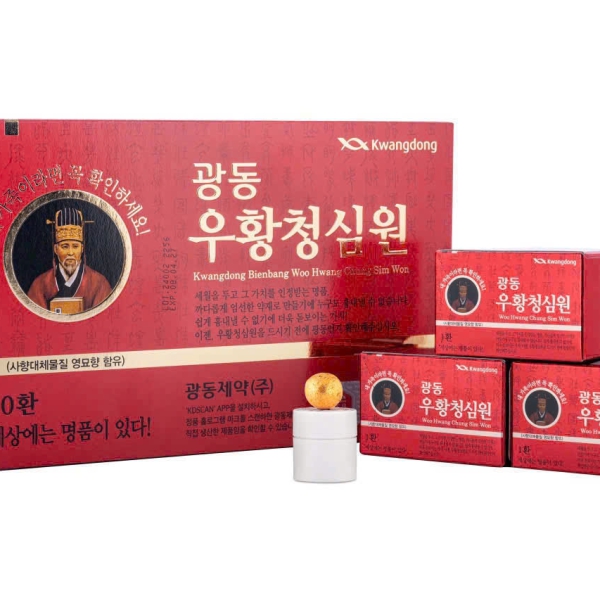 An Cung Vũ Hoàng Thanh Tâm KWANGDONG Hộp 10 Viên Chính Hãng Hàn Quốc