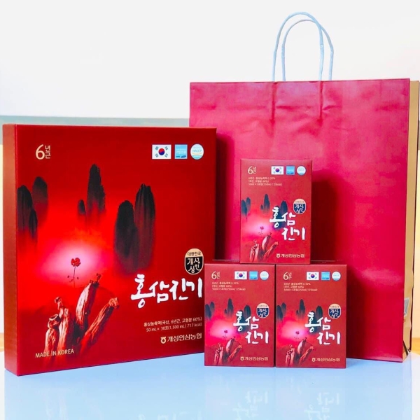 Nước Hồng Sâm Núi Chinki Hàn Quốc (30 Gói x 50ml)