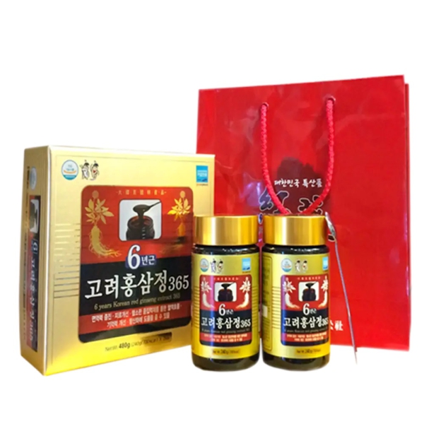 Cao Hồng Sâm 365 Hộp Đôi 240g – Bí Quyết Sống Khỏe Toàn Diện Từ Thảo Mộc Hàn Quốc