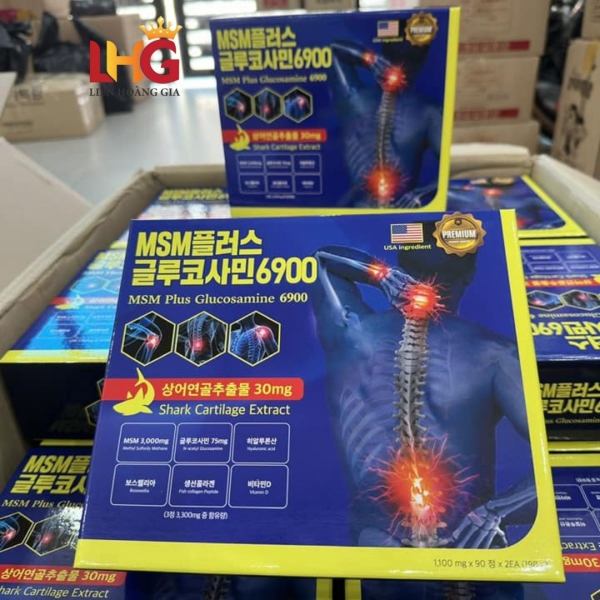 Thực Phẩm Hỗ Trợ Xương Khớp MSM Plus Glucosamine 6900 (180 Viên) – Giảm Đau Khớp, Chính Hãng Mỹ