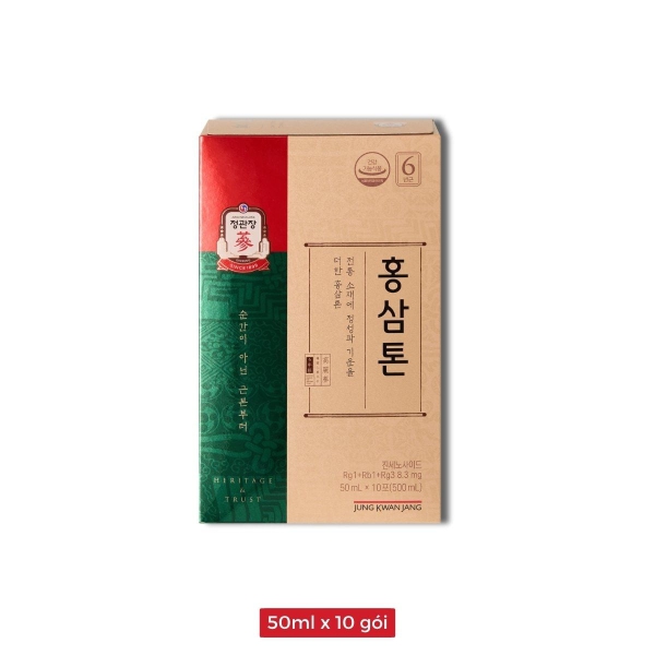 Nước Hồng Sâm Pha Sẵn KGC Tonic Original 50ml x 30 Gói - Chính Hãng Hàn Quốc