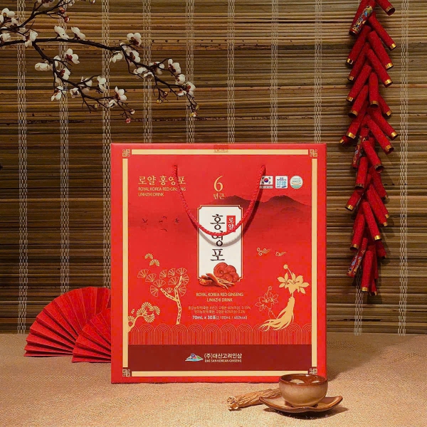 Nước Hồng Sâm Linh Chi Daesan 30 Gói: Bồi Bổ Sức Khỏe