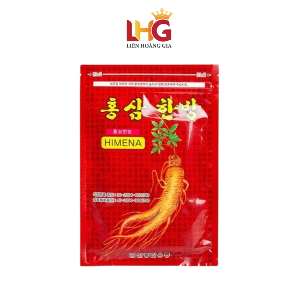 Cao Dán Hồng Sâm Đỏ Himena Hàn Quốc (Túi 20 Miếng)