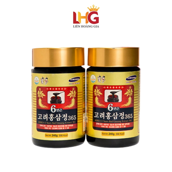 Cao Hồng Sâm 365 Hộp Đôi 240g – Bí Quyết Sống Khỏe Toàn Diện Từ Thảo Mộc Hàn Quốc