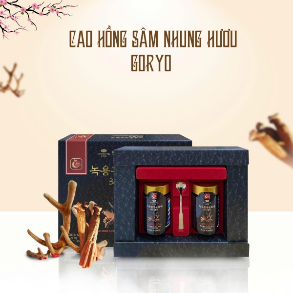 Cao Hồng Sâm Nhung Hươu 6 Tuổi Goryo – Tuyệt Tác 