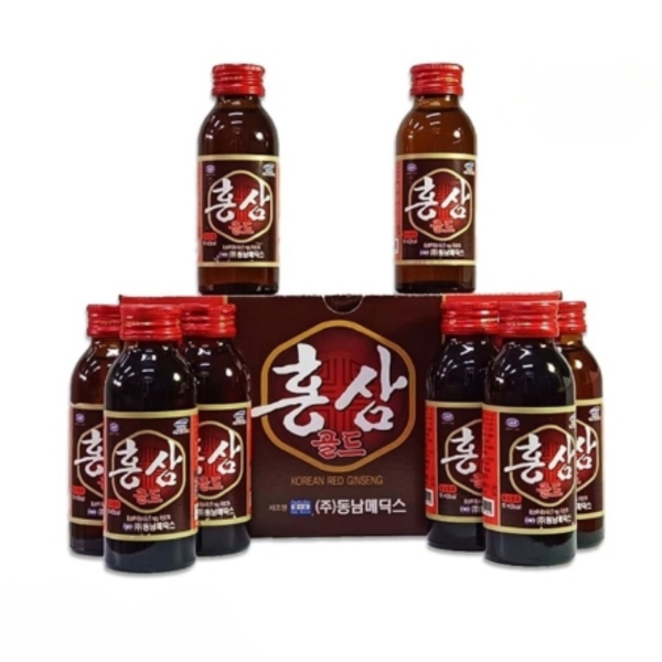 Nước Hồng Sâm Chai IAF Hàn Quốc (100ml x 10 chai) - Bồi Bổ Sức Khỏe Toàn Diện