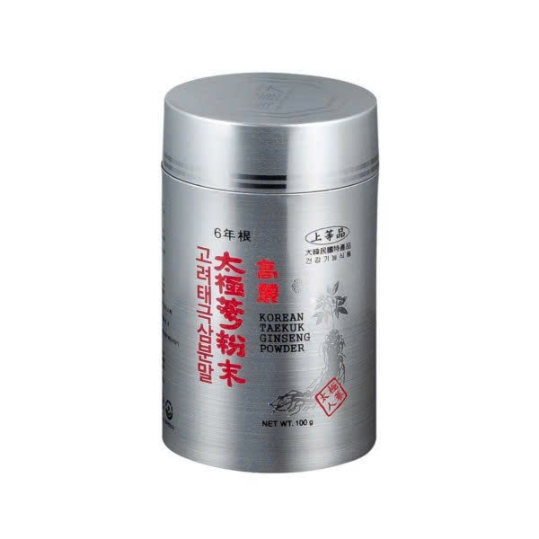 Bột Thiên Sâm Thái Cực Korean Taekuk Ginseng Powder Premium – Hộp 1 Lọ 100g giúp bồi bổ cơ thể, nâng cao đề kháng và tăng cường trí nhớ