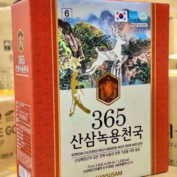 Nước Chiết Hồng Sâm Nhung Hươu 365 Hansusam: Bí Quyết Sức Khỏe Toàn Diện