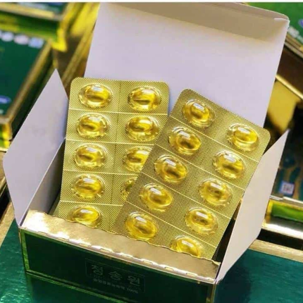 Tinh Dầu Thông Cheongsongwon 180 Viên: Giảm Mỡ Máu, Ổn Định Huyết Áp Hiệu Quả