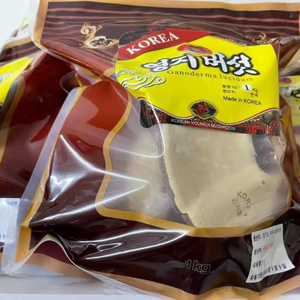 Nấm Linh Chi Đỏ Núi Đá Thiên Nhiên Korean Youngji Mushroom Bịch 1kg