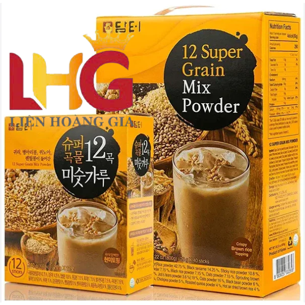 Bột ngũ cốc 12 loại hạt Damtuh Hàn Quốc