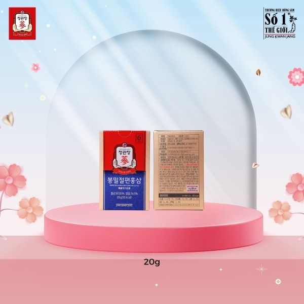 Hồng Sâm Lát Tẩm Mật Ong KGC Honeyed Slices 12 Hộp: Món Quà Bồi Bổ Tiện Lợi