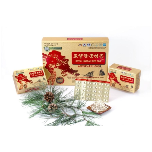 Tinh Dầu Thông Đỏ ROYAL Korean Red Pine 60 Viên – Thông Đỏ Hoàng Gia Hàn Quốc