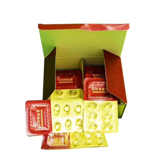 Tinh Dầu Thông Đỏ Chính Phủ Hàn Quốc Dami Hansongwon 60 Viên – Tăng Cường Sức Khỏe Toàn Diện