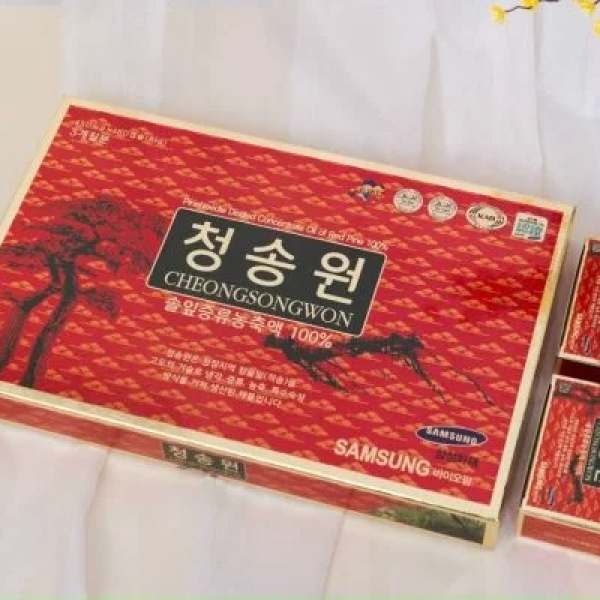 Tinh Dầu Thông Đỏ Samsung Cheongsongwon 180 Viên Cao Cấp: Chuẩn Chất Lượng Quốc Tế