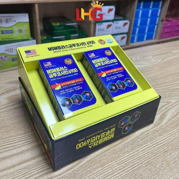 Thực Phẩm Hỗ Trợ Xương Khớp MSM Plus Glucosamine 6900 (180 Viên) – Giảm Đau Khớp, Chính Hãng Mỹ