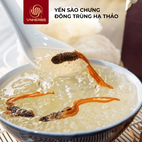 Yến Chưng Đông Trùng Hạ Thảo Hộp 6 Lọ – Bổ Dưỡng, Tăng Cường Sức Khỏe