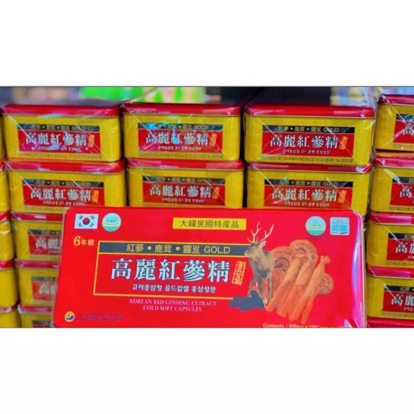 Viên đạm Hồng Sâm Linh Chi Nhung Hươu 120 viên