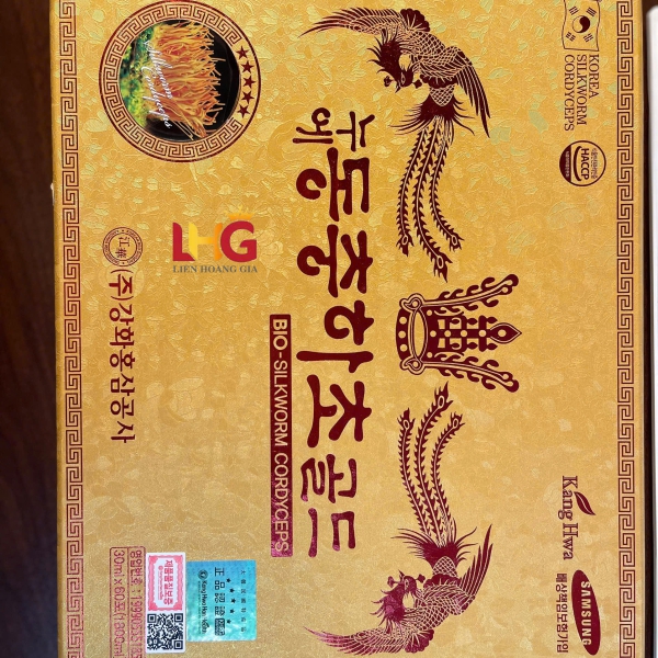 Nước Đông Trùng Hạ Thảo Hàn Quốc Hộp Gỗ Vàng 60 Gói – Chính Hãng, Giá Tốt