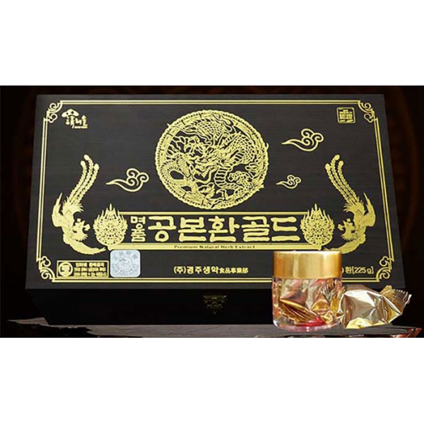 Đông Trùng Hạ Thảo 60 Viên Hộp Gỗ Đen Hàn Quốc