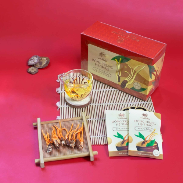 Đông Trùng Hạ Thảo Ký Chủ Nhộng hộp giấy 60 con – Bồi bổ sức khỏe, quà tặng ý nghĩa