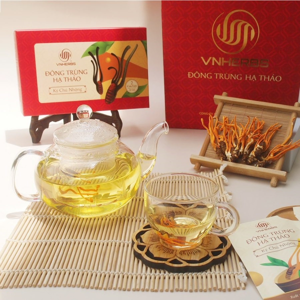 Đông Trùng Hạ Thảo Ký Chủ Nhộng hộp giấy 60 con – Bồi bổ sức khỏe, quà tặng ý nghĩa