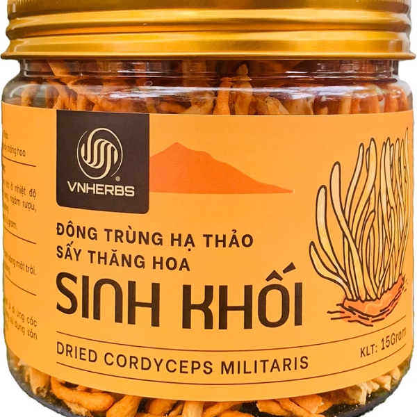 Đông Trùng Hạ Thảo sấy thăng hoa – Sinh khối 15g chính hãng, giàu dưỡng chất