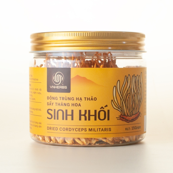 Đông Trùng Hạ Thảo sấy thăng hoa – Sinh khối 15g chính hãng, giàu dưỡng chất