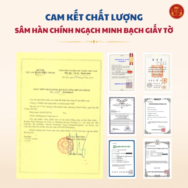 Hồng Sâm Củ Khô Daedong Hàn Quốc 150 Gram (16-25 củ) – Nguyên chất 100% sâm 6 năm tuổi vùng Geumsan giúp tăng đề kháng.