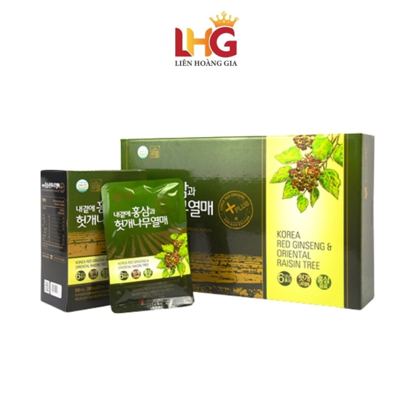 Hồng Sâm Bổ Gan Daedong (Hộp 30 Gói x 50ml) - Giải pháp giải độc gan, hạ men gan, bảo vệ tế bào gan và phục hồi thể lực cho người uống rượu bia.