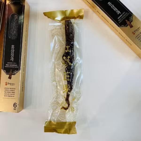 Hồng Sâm Củ Tẩm Mật Ong Sobaek Hàn Quốc Hộp 300g - Bồi Bổ Sức Khỏe Toàn Diện