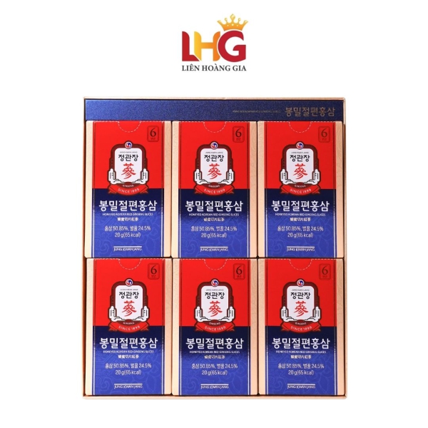 Hồng Sâm Lát Tẩm Mật Ong KGC Honeyed Slices 20g x 12 Hộp – Đẳng Cấp Sâm Chính Phủ, Giải Pháp Sức Khỏe Toàn Diện Cho Gia Đình
