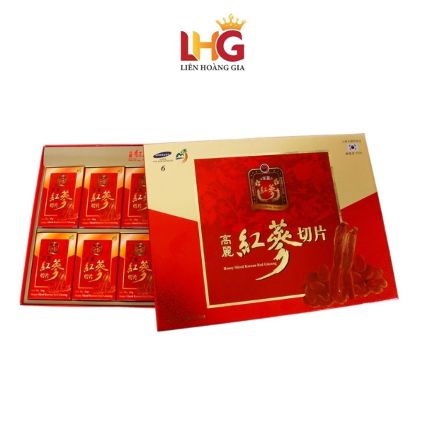 Hồng Sâm Lát Tẩm Mật Ong Sambok Hàn Quốc – Nguồn Năng Lượng Bỏ Túi Từ Tinh Hoa Sâm 6 Năm Tuổi