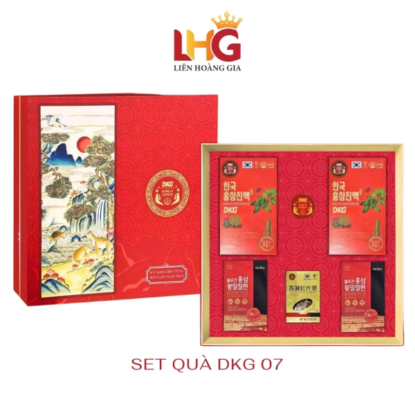 Set Quà Tết DKG.07 Cao Cấp – Hộp Quà Biếu Sức Khỏe Hoàng Cung Hàn Quốc