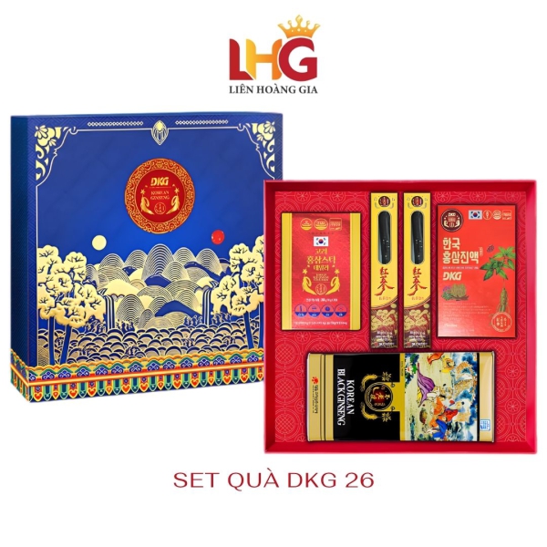 Set Quà Tết DKG.26 Cao Cấp – Đỉnh Cao Hắc Sâm & Quà Biếu Hoàng Gia