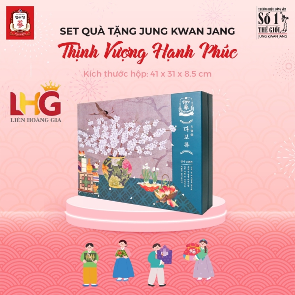 Hộp Quà Thịnh Vượng Hạnh Phúc KGC – Tinh Hoa Sâm Chính Phủ Cho Cuộc Sống Viên Mãn