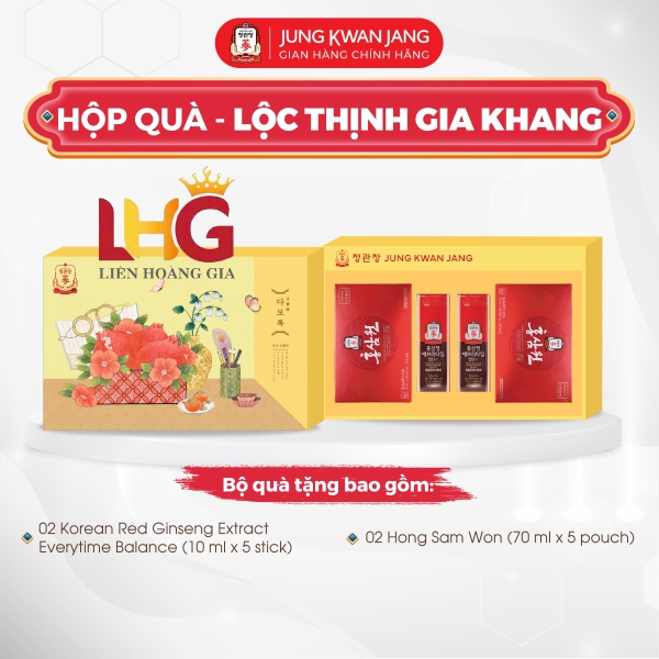 Hộp Quà Lộc Thịnh Gia Khang KGC Hàn Quốc – Gửi Trao Tài Lộc, Chúc Phúc Gia Đình Thịnh Vượng