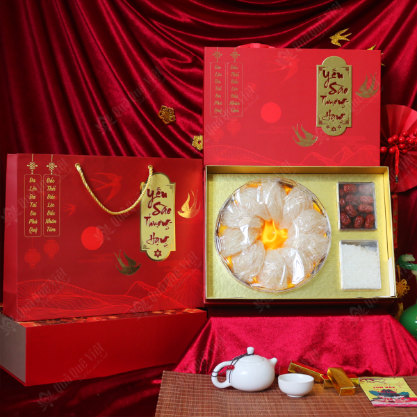 Hộp Quà Yến 100gram Nha Trang Khánh Hòa – Quà Tặng Sức Khỏe Cao Cấp