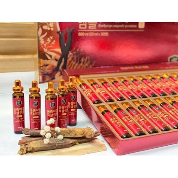 Tinh Chất Hắc Sâm Đông Trùng Ginseng King 30 Ống x 20ml – Bồi Bổ Sức Khỏe Toàn Diện
