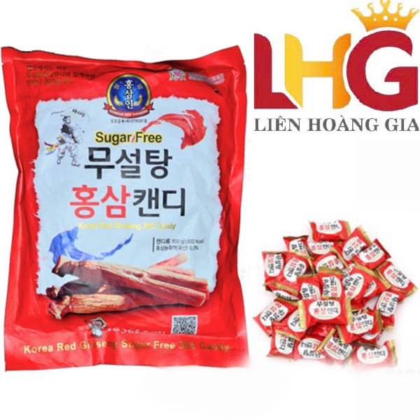 Kẹo hồng sâm Hàn quốc không đường 365 500g
