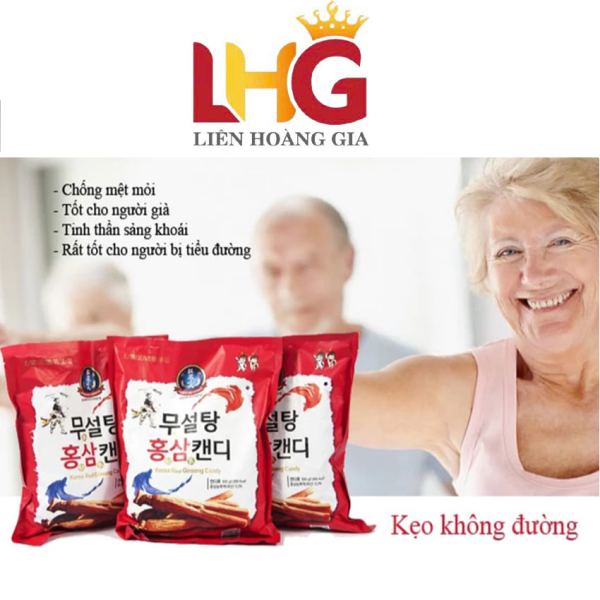 Kẹo hồng sâm Hàn quốc không đường 365 500g