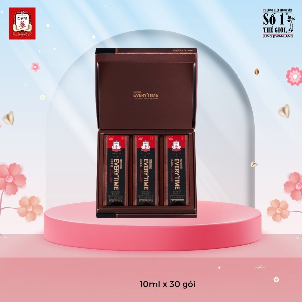 Tinh Chất Hồng Sâm Pha Sẵn KGC Everytime Limited: Tinh Hoa Địa Sâm Dạng Gói Độc Quyền