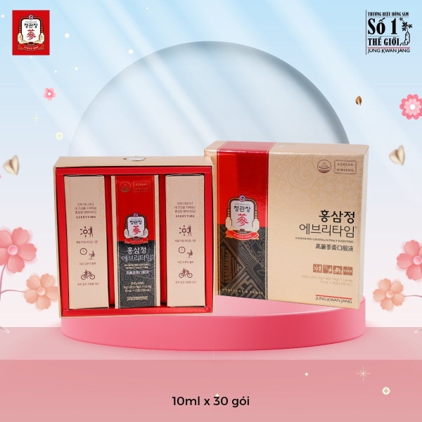 Tinh Chất Hồng Sâm Pha Sẵn KGC EveryTime Original: Năng Lượng Hồng Sâm 6 Năm Tuổi Tinh Khiết
