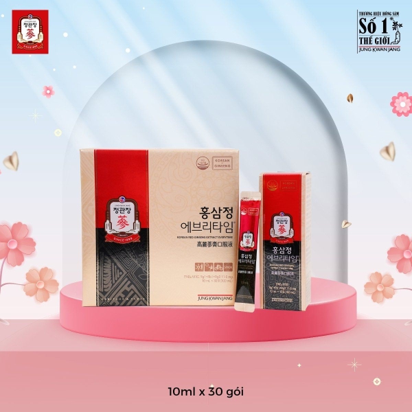 Tinh Chất Hồng Sâm Pha Sẵn KGC EveryTime Original: Năng Lượng Hồng Sâm 6 Năm Tuổi Tinh Khiết