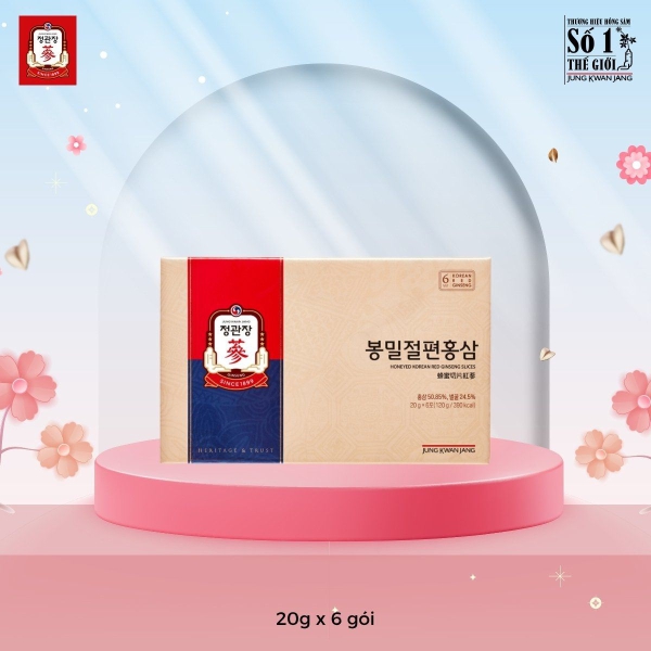 Hồng Sâm Lát Tẩm Mật Ong KGC Honeyed Slices: Năng Lượng 6 Năm Tuổi Tiện Lợi Mỗi Ngày