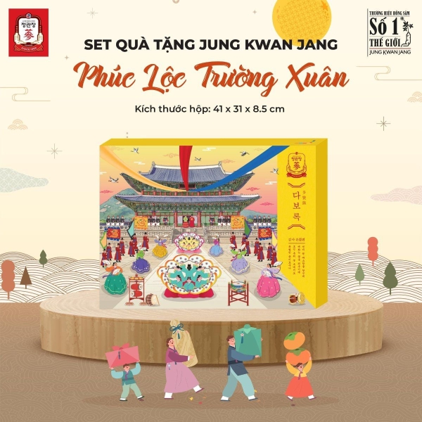 KGC Jung Kwan Jang Phúc Lộc Trường Xuân – Tuyệt Tác Quà Tặng Sức Khỏe, Chúc Vạn Thọ An Khang, Tài Lộc Sung Túc