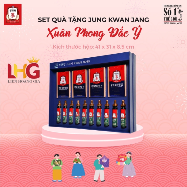 Hộp Quà Xuân Phong Đắc Ý KGC Hàn Quốc – Đón Gió Xuân, Rước Tài Lộc Và Sức Khỏe Vàng