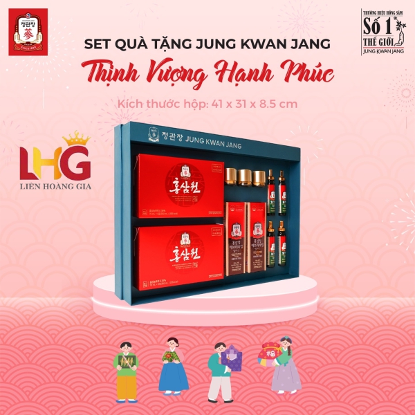 Hộp Quà Thịnh Vượng Hạnh Phúc KGC – Tinh Hoa Sâm Chính Phủ Cho Cuộc Sống Viên Mãn
