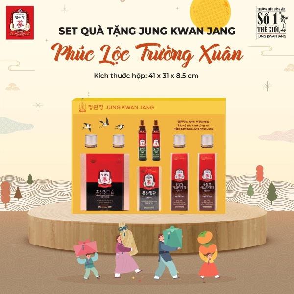 KGC Jung Kwan Jang Phúc Lộc Trường Xuân – Tuyệt Tác Quà Tặng Sức Khỏe, Chúc Vạn Thọ An Khang, Tài Lộc Sung Túc