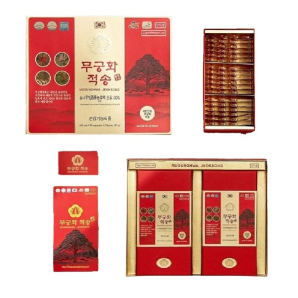 Tinh Dầu Thông Đỏ Chính Phủ Mugunghwa Jeoksong 180 Viên Cao Cấp Hàn Quốc